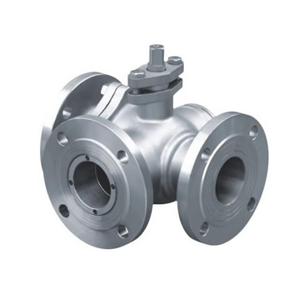 Stainless Steel Flanged 3 Way Ball Valve